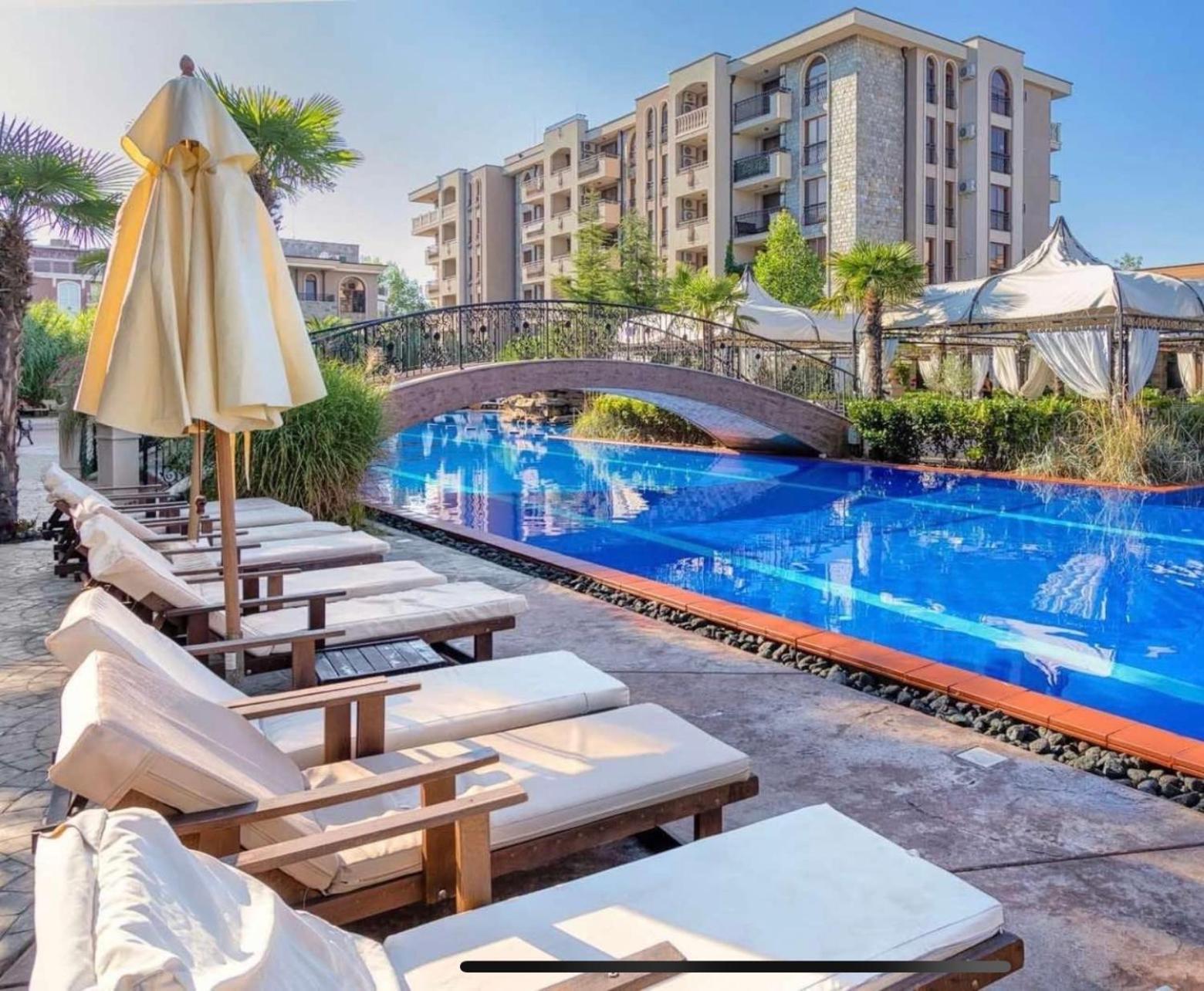 Wonderful Deluxe Appartement In Cascadas Family Resort Napospart Kültér fotó